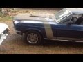 1968 1/2 ford mustang 428 cobra jet barn find