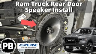 2019 - 2023+ Ram Truck Rear Door Speaker Install