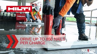 Hilti BX3-22 Cordless Concrete Nailer | For a better fastening experience | #Uncompromise with Nuron