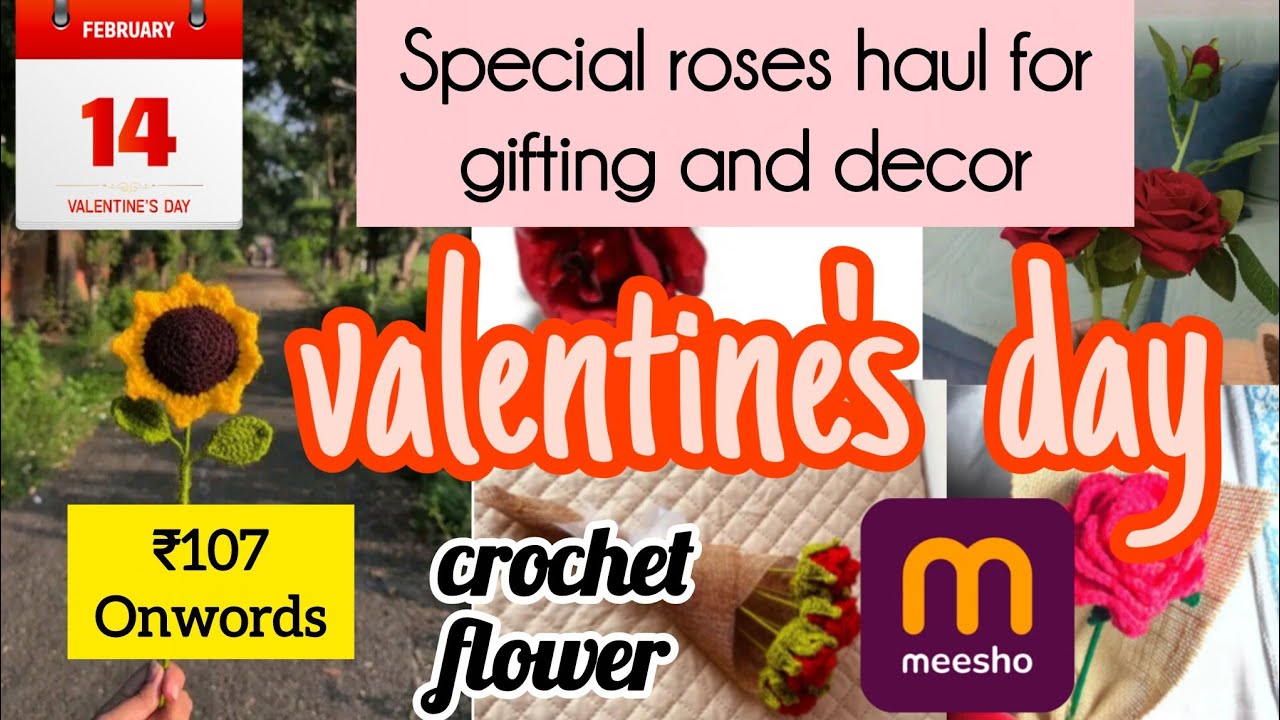 Valentine's day special gift ideas| crosia flower bouquet| valentine's day gift ideas for girlfriend