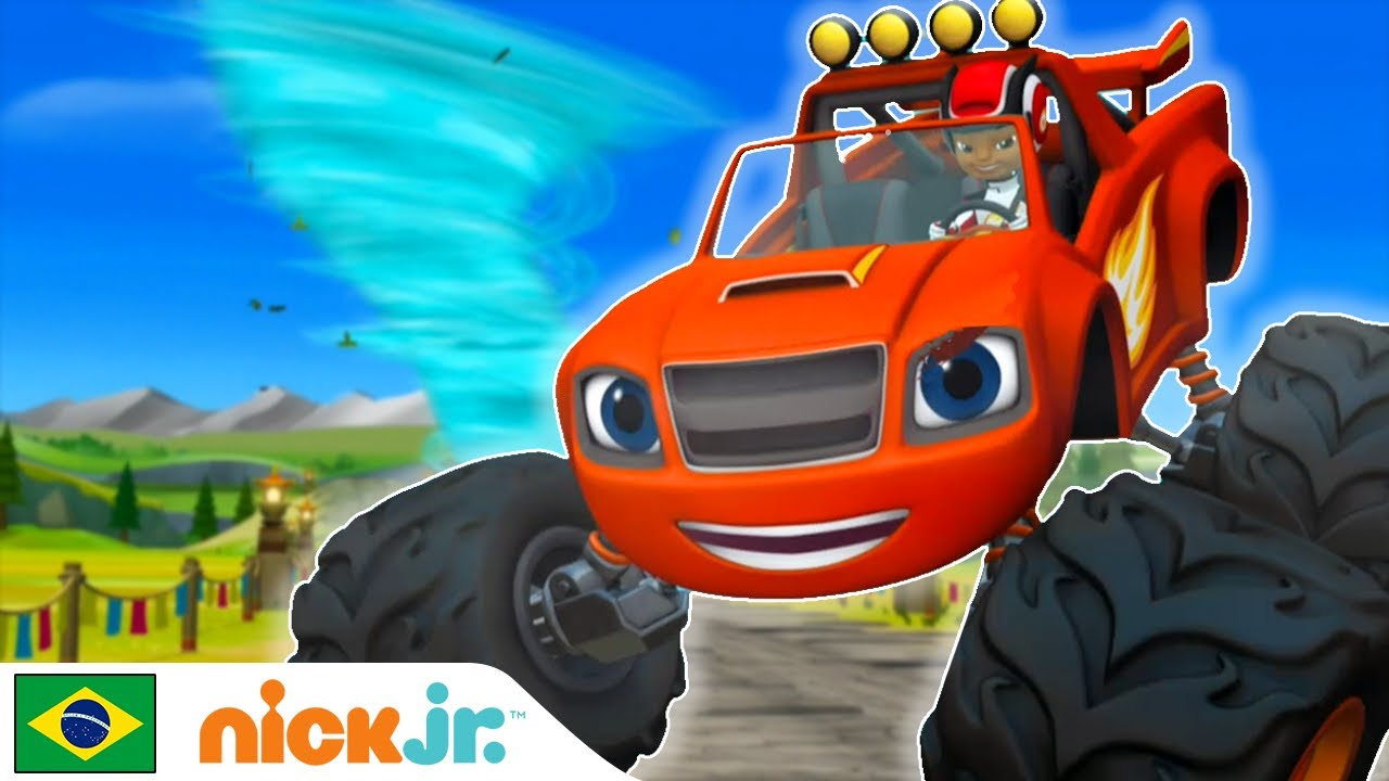 Blaze and the Monster Machines | 🏁 Os melhores momentos da corrida! Parte 1 | Nick Jr. em Português