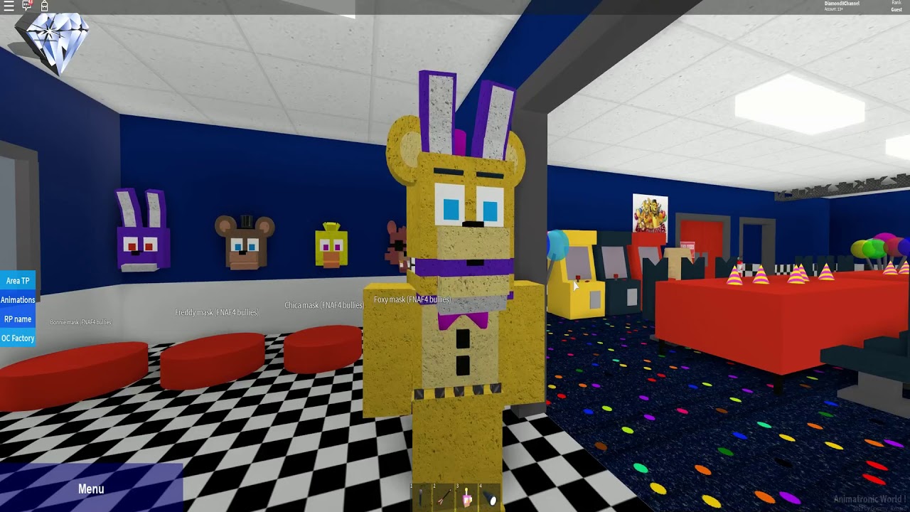 Thinknoodles Fnaf Roblox - roblox animatronic world rp secrets by midnight