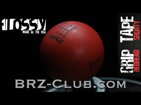 Flossy Grip Tape REDHEAD Shorty Shift Knob - Unboxing, Install and Review - 2013 Subaru BRZ