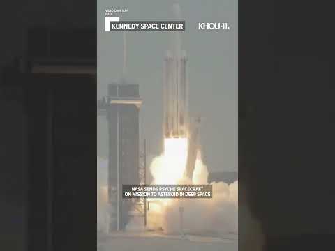 NASA launches Psyche spacecraft on mission to deep space #shorts