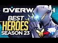 Overwatch Season 23 BEST 7 HEROES & Open Queue Tips (EASY SR Guide)