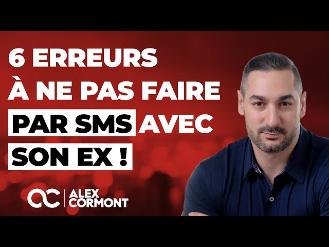 6 Erreurs à ne pas faire par SMS avec son ex