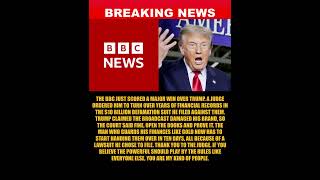 BREAKING: BBC scores major win as judge orders Trump to hand over years of financial documents....