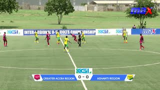 Live |  Greater Accra vs. Ashanti Region  | KGL U-17 Inter-Regional Championship | #MaxTV