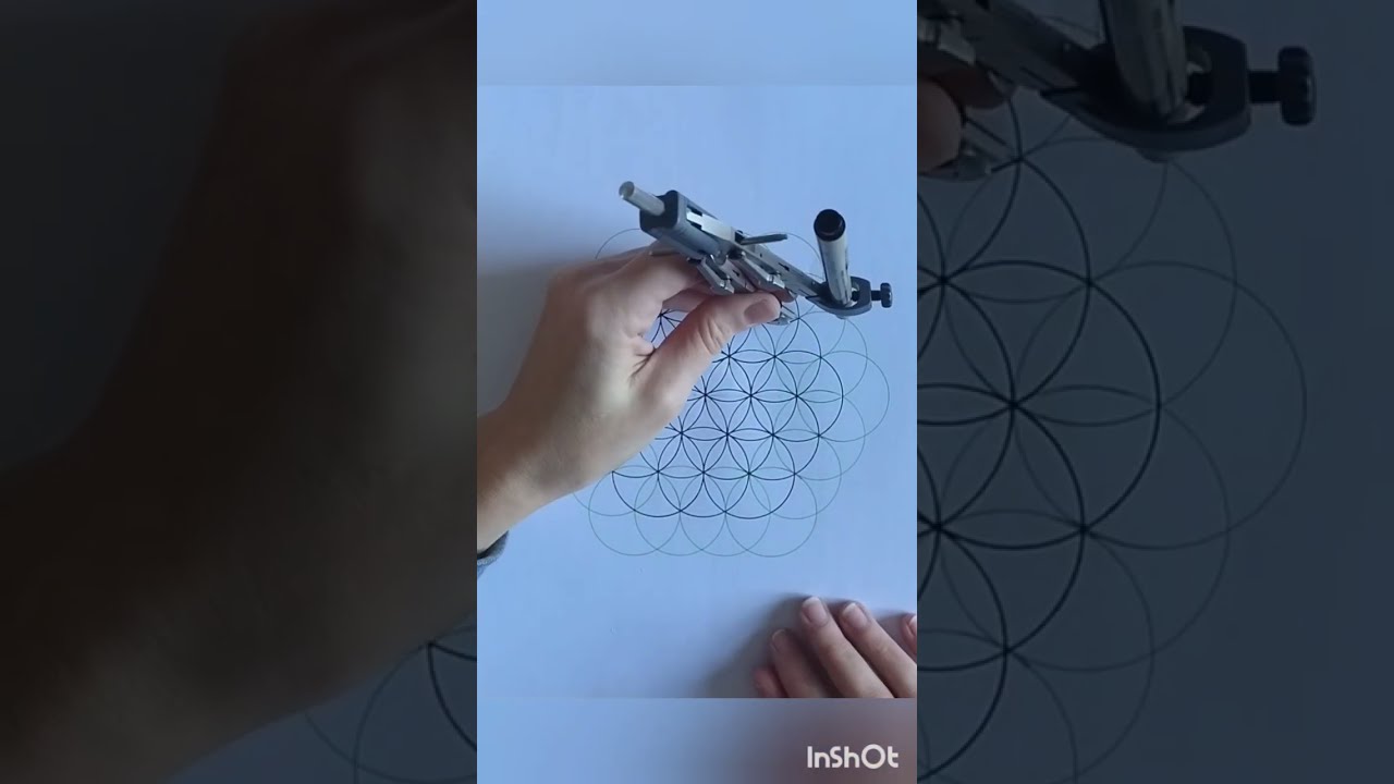 Drawing the Flower of Life 🧬🌸