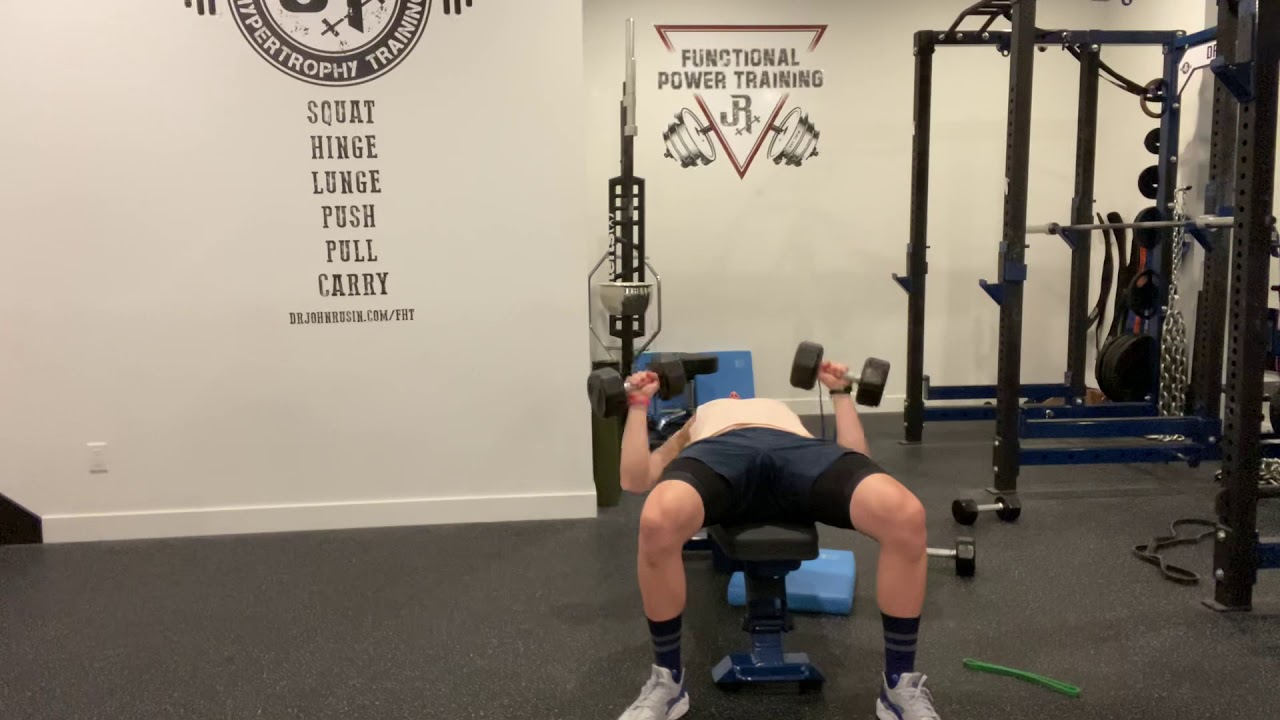 Explosive Banded Dumbbell Bench Press YouTube