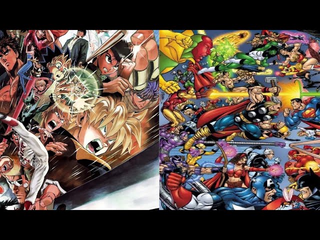 Cartoons vs Anime vs Marvel by MatthewsPics9066 on DeviantArt