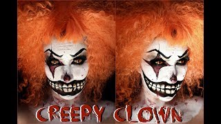 🤡Payaso Asesino Maquillaje /🎃 Evil Clown Makeup tutorial | auroramakeup