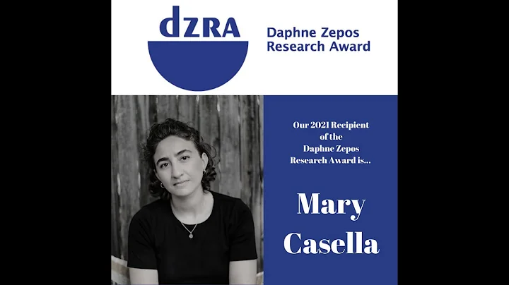 2021 Recipient of the Daphne Zepos Research Award ...