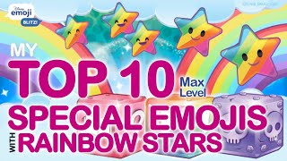 Disney Emoji Blitz Top 10 Special Emojis with Rainbow Star Powers - Max Level