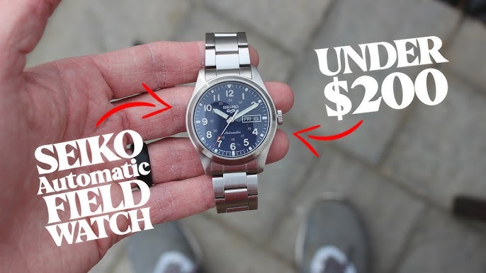 New Seiko 5 Field Watch SRPG29K1 - a pity it's a lil' too thick - YouTube