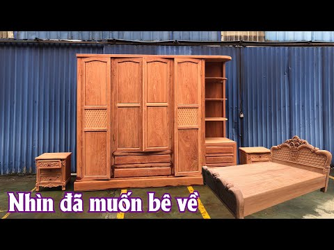 Video COMBO Tủ Quần Áo Hiện Đại Và Giường Hồng Trĩ Hàng Mộc... - youtube
