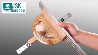 How to make an Anglejig that reuses a protractor