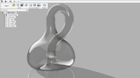 Fusion 360 - Klein bottle