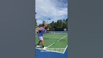 The tennis forehand technique - how to hit an angle