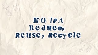 "3R ( Reduce, Reuse, Recycle )" : Tugas KO IPA
