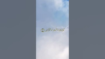 وَأَن لَّيْسَ لِلإِنسَانِ إِلاَّ مَا سَعَى♥️ الشيخ ياسر الدوسري ♥️ من اجمل الآيات