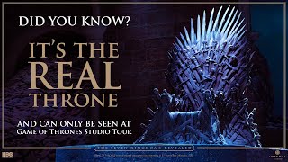 The Real Iron Throne at Game of Thrones Studio Tour