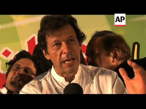Imran Khan holds rally on independence day to protest political corruption