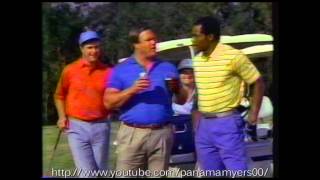 Greg Luzinski Hitting Golf Ball to China for Miller Lite 1988 Commercial