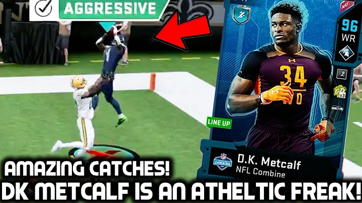 DK METCALF IS AN ATHLETIC BEAST! AMAZING CATCHES! ...