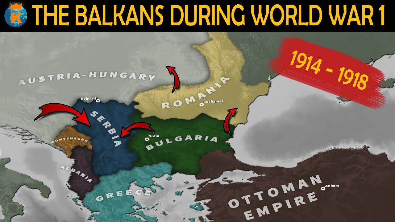 La troisime guerre balkanique  explique en 20 minutes  Les Balkans pendant la Premire Guerre mondiale