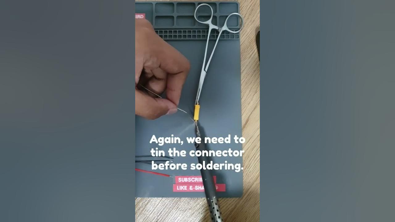HOW TO SOLDER XT30 CONNECTOR YouTube