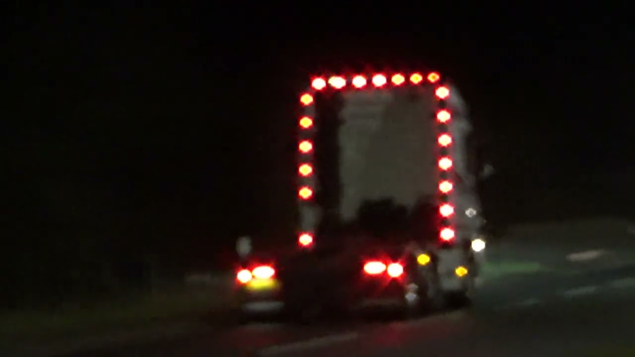 "Epic Night at Cairnryan Port: Irish & Scottish Trucks in Action!"