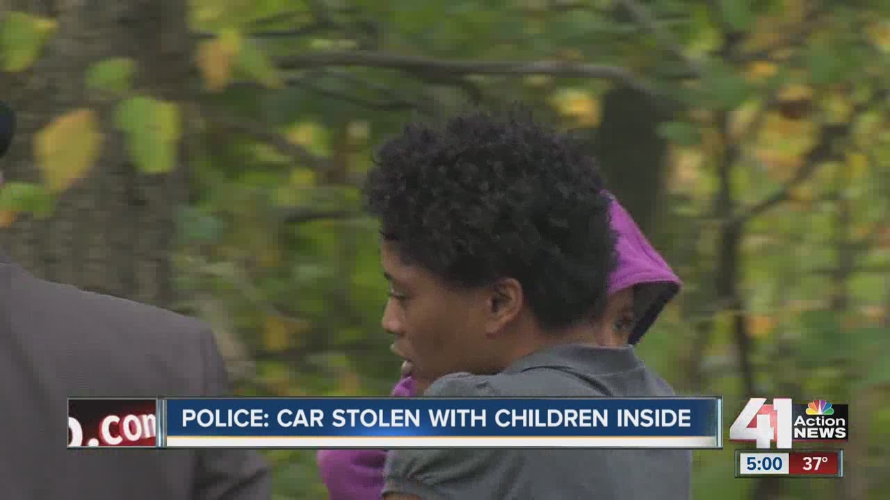 Stolen car with child inside in KCK - YouTube