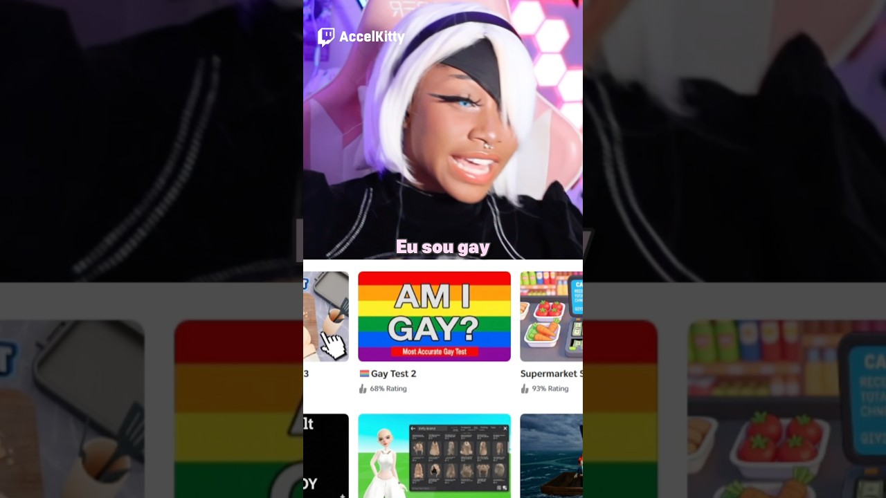 Am I gay test.. 😭 #funnystreammoments #twitchclips #clips #funny #streamergirl #streamertwitch