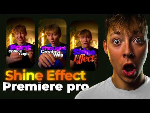 How To Create Text Shine Effect Like @TorstenRoscoe in Premiere Pro