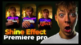 How To Create Text Shine Effect Like @TorstenRoscoe in Premiere Pro