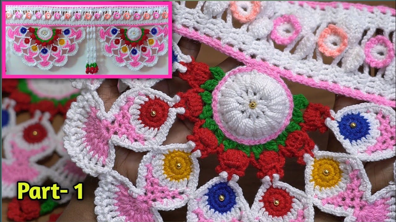 BEAUTIFUL👌 Fish🐠 Toran Design #Knitting Crochet Toran #jhalar ki design