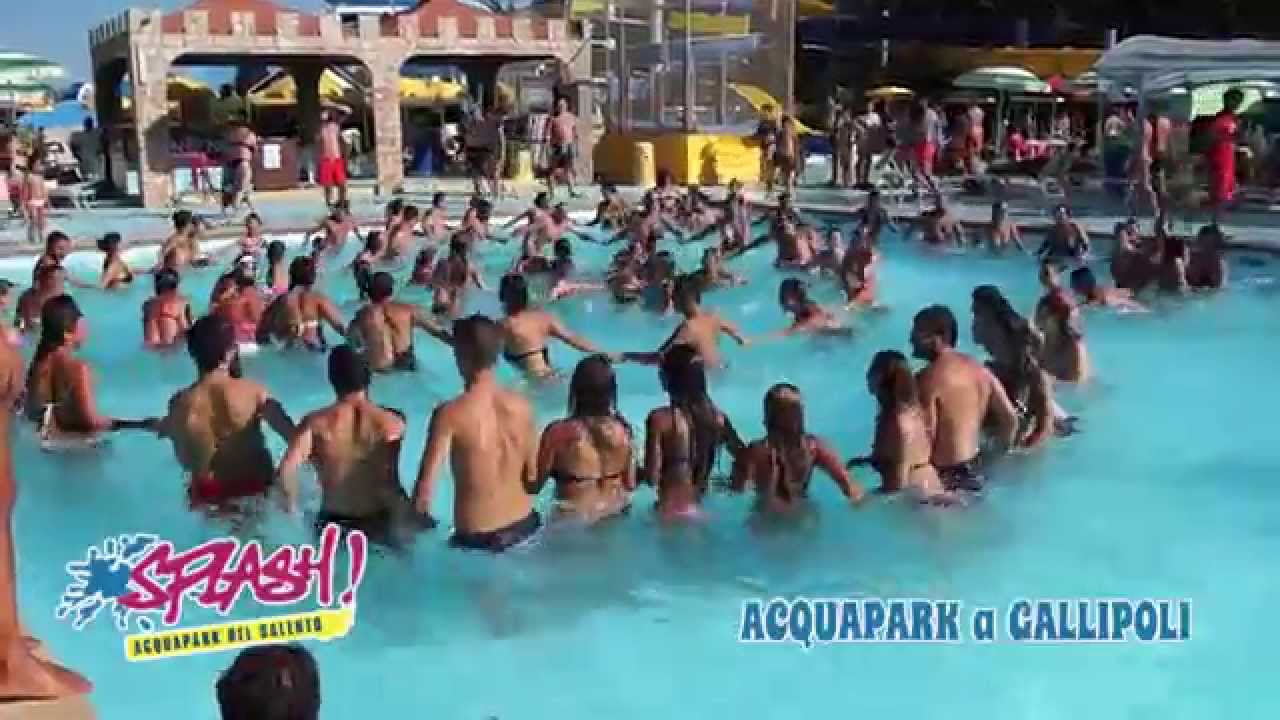 Splash Parco Acquatico A Gallipoli Acquagym Youtube