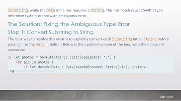 Resolving the Type of expression is ambiguous Error in Swift 4 Loops