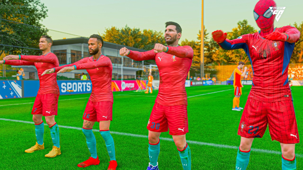 RONALDO,SPIDERMAN,RONALDO,SPIDERMAN,RONALDO,SPIDERMAN AND MESSI & HULK ... THE GOAT