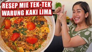 BONGKAR RAHASIA BUMBU MIE TEK - TEK VIRAL DI TROTOAR KAKI LIMA!!