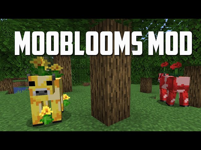 Mooblooms Mod 1.17.1 (Add cow color and flowers) - Minecraft