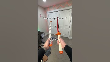 These Katanas GLOW! #anime #swords #demonslayer