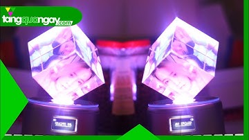 Pha Lê Xoay Tự Động MP4 | Tặng Quà Ngay