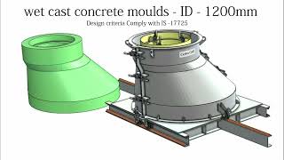 Manhole Concrete Mold - ID 1200mm  - by ceylon CAD 1,399 views 7 months ago 1 minute, 22 seconds