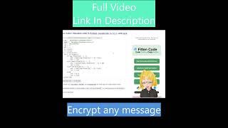 Python | Convert simple text into Encrypted Text | Programming | Coding | #python #tutorial #shorts