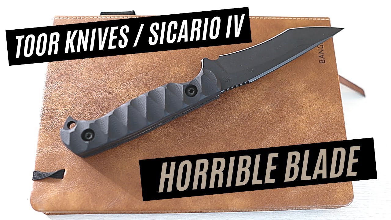 Toor Knives Sicario 4 Review (Worst Semi Custom Blade I Have Ever