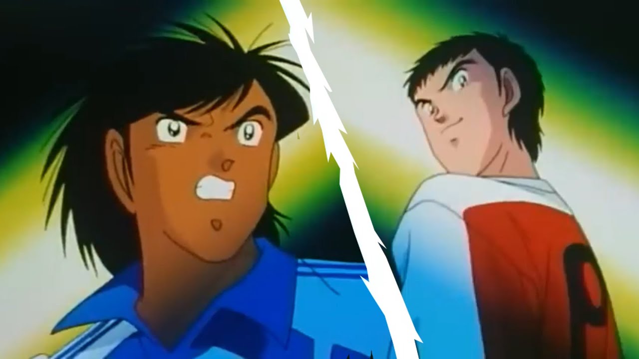 Captain Tsubasa Japan (Hyuga) vs RJ7 (Hino) Battle of Aces