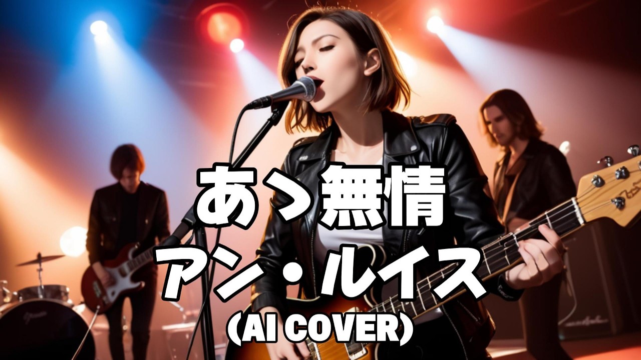 【Hard Rock ver.】あゝ無情 / アン・ルイス (Ah Mujou / Ann Lewis) (AI Cover)