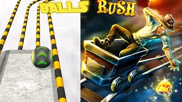 Going balls Vs Train Rush Gyrosphere Race SpeedRun Gameplay Walkthrough Part 1
